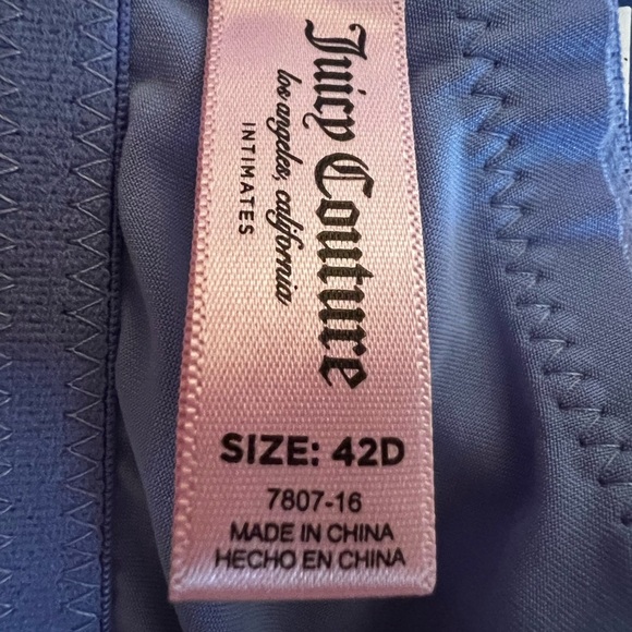 Soft blue juicy couture bra - Picture 3 of 3
